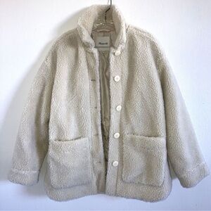 Madewell Sherpa Teddy Walton Jacket